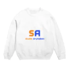 studioarumakan1のstudio　arumakan ガススタンド Crew Neck Sweatshirt