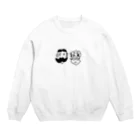 暮らしと生活のヒゲとパーマラジヲオリジナルグッズ Crew Neck Sweatshirt