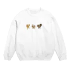 K&M(かむ)のワイヤーダックス Crew Neck Sweatshirt