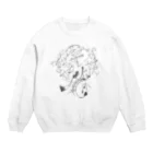 にゃんころもちのスウェット きになるき Crew Neck Sweatshirt