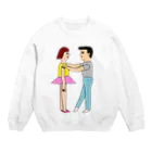 ヘロシナキャメラ売り場のdigital love Crew Neck Sweatshirt