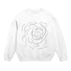 mitalasyのくしゃくしゃ Crew Neck Sweatshirt