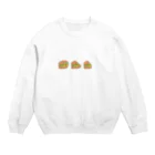 お元気の森の🍔🍔🍔 Crew Neck Sweatshirt