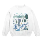 Mountain-and-Valleyの北欧風うさぎ Crew Neck Sweatshirt