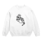 カリツォーの炊飯蛇 Crew Neck Sweatshirt