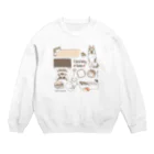 mocchi’s workshopのおうち大好き Crew Neck Sweatshirt