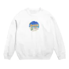 ラーメンマッスルショップのラーメンマッスルくん💪 Crew Neck Sweatshirt