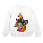 90sの火燃鬼 Crew Neck Sweatshirt