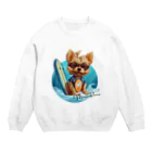 Maromaroio のサーファーロミオくん　 Crew Neck Sweatshirt