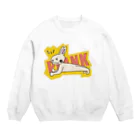 hiyori-art-のプランク筋トレウサギ Crew Neck Sweatshirt