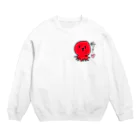 ポンコツランドの好きタコ君🐙 Crew Neck Sweatshirt