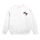 アヒルノコのマヤーとイングワァー（猫と犬） Crew Neck Sweatshirt