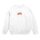 ばんどうりいなの月見バーガーセット花札 Crew Neck Sweatshirt