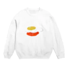 みんなの「み」のイケてる赤ウインナー Crew Neck Sweatshirt