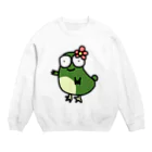 ぴっぴしょっぷのみどりの怪物 Crew Neck Sweatshirt