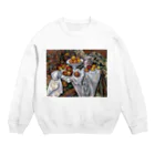 世界美術商店のリンゴとオレンジ / Apples and Oranges Crew Neck Sweatshirt