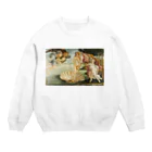 世界美術商店のヴィーナスの誕生 / The Birth of Venus Crew Neck Sweatshirt