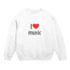 BBdesignのI Love music スウェット