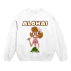 PPBOBBY13のALOHA Hula Girl Crew Neck Sweatshirt