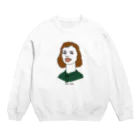 ヘタッピのボブの女性 Crew Neck Sweatshirt