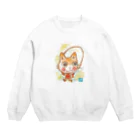 parsleycoのなわとびする猫 Crew Neck Sweatshirt