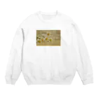 野生の小林の造花 Crew Neck Sweatshirt