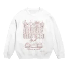 上海商店の上海小吃×アリスと蔵六コラボ Crew Neck Sweatshirt