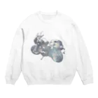 micchimichiのバイク Crew Neck Sweatshirt