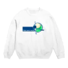 ari designの水泳、飛び込み、クリームソーダ！ Crew Neck Sweatshirt