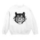 Ritta.Shop!のRitta.オリジナル虎 Crew Neck Sweatshirt