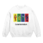 sumanandaのTape case body and the cellophane tongue (4colors) Crew Neck Sweatshirt