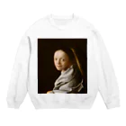 世界美術商店の少女 / Portrait of a Young Woman Crew Neck Sweatshirt