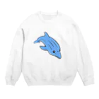 じゅうに（Jyuuni）の0013・イルカ（じゅうにブランド） Crew Neck Sweatshirt