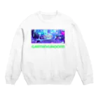 KiKi嬢のゲームがおともだち_グリーンVer Crew Neck Sweatshirt