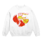 よのヤムヤムら～めんが～る Crew Neck Sweatshirt