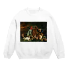 世界美術商店のダンテの小舟 / The Barque of Dante Crew Neck Sweatshirt