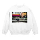 Second_Life_of_Railwaysのタイ国鉄フアランポーン駅に住む野良犬 Crew Neck Sweatshirt