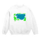 dot_exampleのさかな Crew Neck Sweatshirt