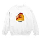 とっしー 噂音トシの鶏 Chikin テキストロゴ有 Crew Neck Sweatshirt