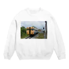 Second_Life_of_Railwaysのタイ国鉄の車窓からキハ58の廃車体を見る Crew Neck Sweatshirt