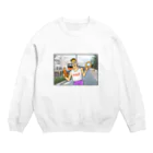 ショルダー肩美のドーナツボーイ Crew Neck Sweatshirt