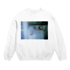 a n n aのコインランドリーの存在意義 Crew Neck Sweatshirt