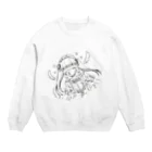 littlesのかわいいてんしめいどちゃん Crew Neck Sweatshirt