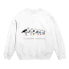 やちよ｜リアル鳥イラストのKAMOMEJYANAI_version3 Crew Neck Sweatshirt