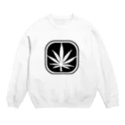 おもしろいTシャツ屋さんのTAIMA 大麻 大麻草 マリファナ cannabis marijuana Crew Neck Sweatshirt