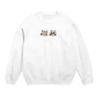 MKPoppp! shopのゆるいキャッツ Crew Neck Sweatshirt