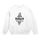 fdy.incのRy0tar0_white Crew Neck Sweatshirt