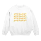 タマネギ工房のタマネギ模様 Crew Neck Sweatshirt