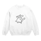 とろけるうさぎのすやぴうさぎ Crew Neck Sweatshirt