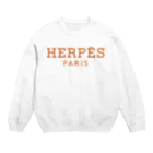 FUNNY JOKESのHERPES-ヘルペス- Crew Neck Sweatshirt